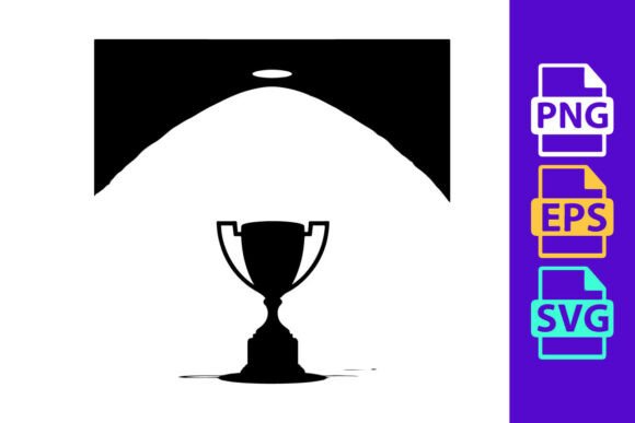 A Shining Spotlight on a Classic Trophy: A Font with Presence