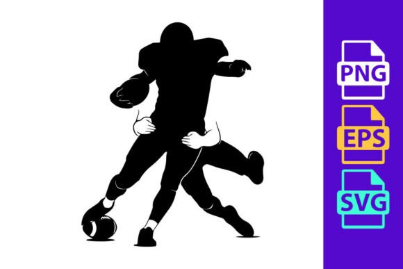 Athletic Energy: Capturing Motion with American Football Player in Action Tackl