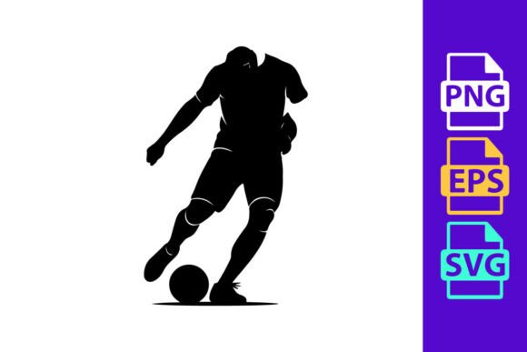 Capture Dynamic Motion: Soccer Player Kicking a Ball in Action