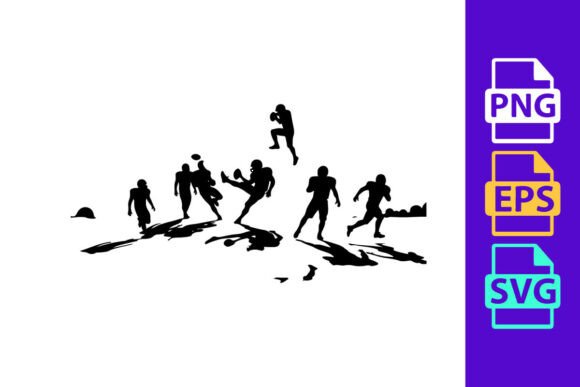 Capture the Game: Dynamic Soccer Silhouettes for Your Projects