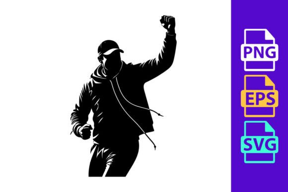 Dynamic Vector Art: Hoodie and Cap with O Clipart