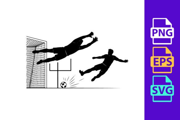 Soccer Goalkeeper Diving Save: Energy in Motion