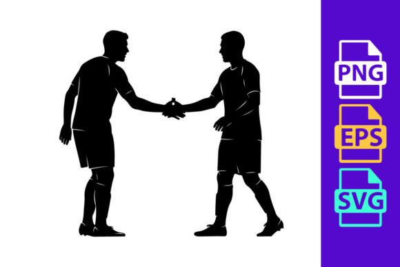 Two Men Shaking Hands: Symbolism in Design Assets