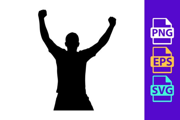 Victory and Triumph Silhouette: Bold Motion in Design